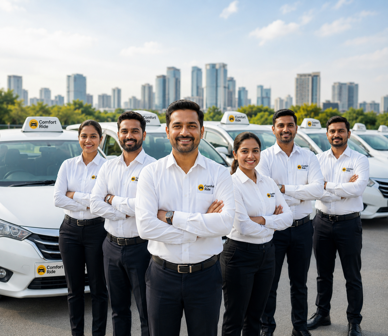 Kuldevi Krupa Cab team and fleet